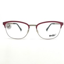 Vari Eyeglasses VR10 col.24 Red Plastic metal Square frames 52-18 140 mm