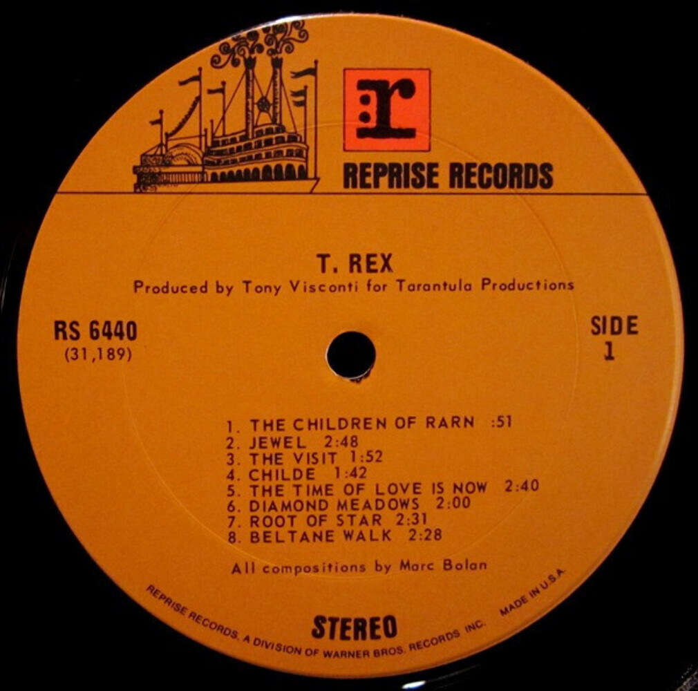 米、加LP T. Rex T.Rex R16440 Reprise Records /00260 T. Rex - T. Rex - Reprise Records, Reprise Records - RS 6440