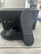 Paciotti Men Rubber Slides Black EU 40 CP03
