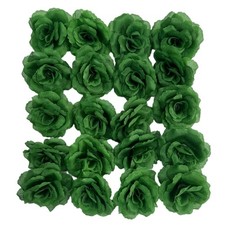 25 Pcs 3 Inch Artificial Rose Flower Heads Silk Wedding Party DIY Craft