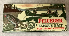 Vintage Pflueger 289 Nickel Minnow - Original Box & Insert