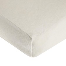 Heavenly Soft Chenille Fitted Crib Sheet 28" x 52", Warm and Cozy Neutral Che...