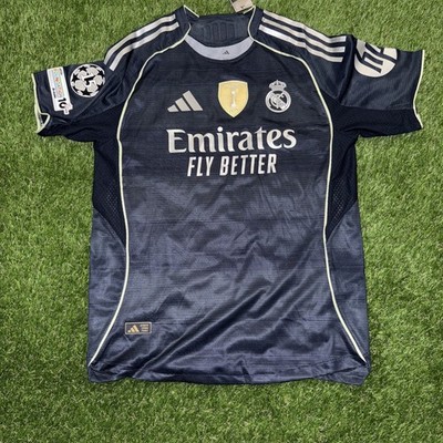 Real Madrid 25/26 Size Large Champions League Badge Jersey