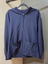 Adar Addition Scrubs For Men - Zippered Bomber Scrub Jacket medium