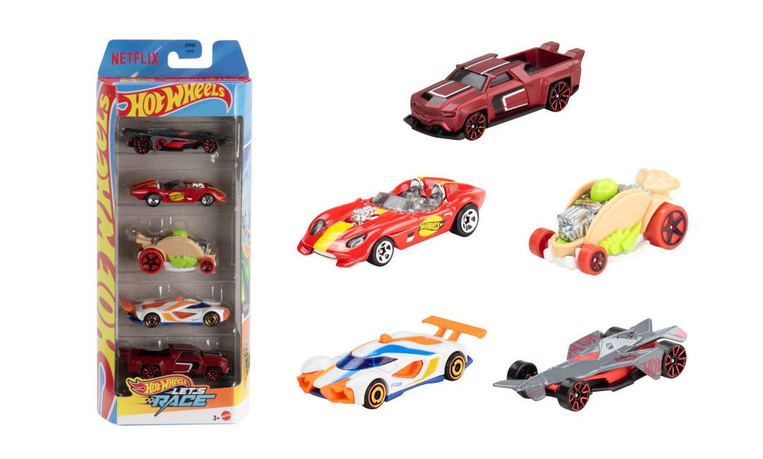 194735288700 HW САМОХОДЧИК С 5-Ю ПАКЕТАМИ LETS RACE START JDR20 WB12 MATTEL 5890₽