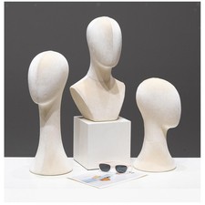 Tête de mannequin pour perruque, présentoir à perruques, coiffes, bandeaux