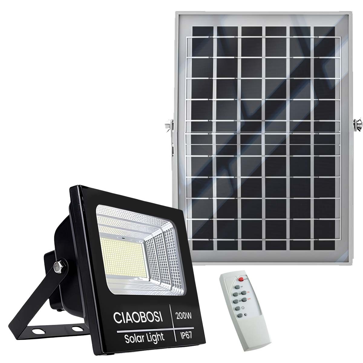 Projecteur solaire LED 200W IP67 pour supprimer les zones d'ombre sans augmenter la facture électricité