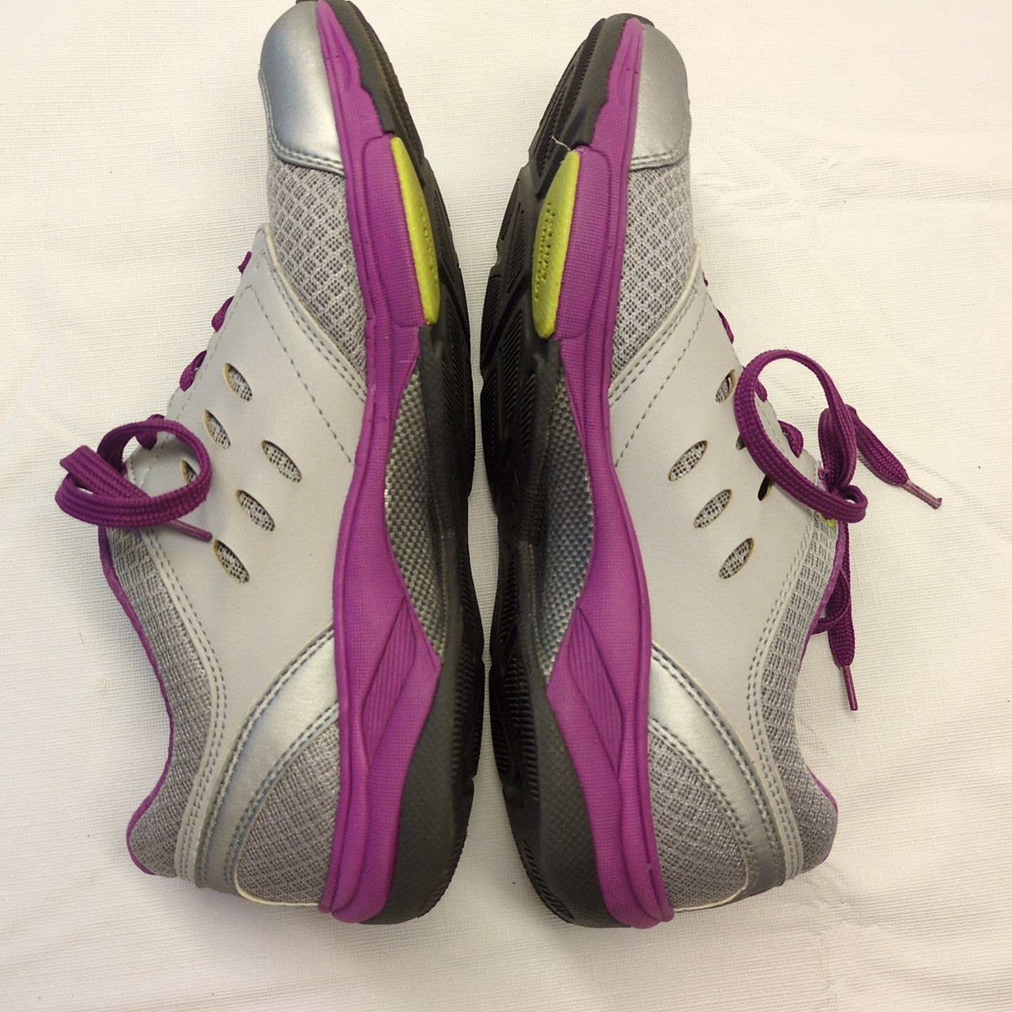 Vionic Womens Venture Silver Purple Running Walking Sneakers Size 8-image