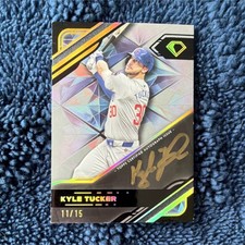 Topps Diamond Icons White Polychromatink Autograph Kyle Tucker WPA-KT /15