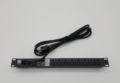 Chatsworth 8-Outlet Rackmount PDU Surge Protector 025-712828-011 POWER STRIP