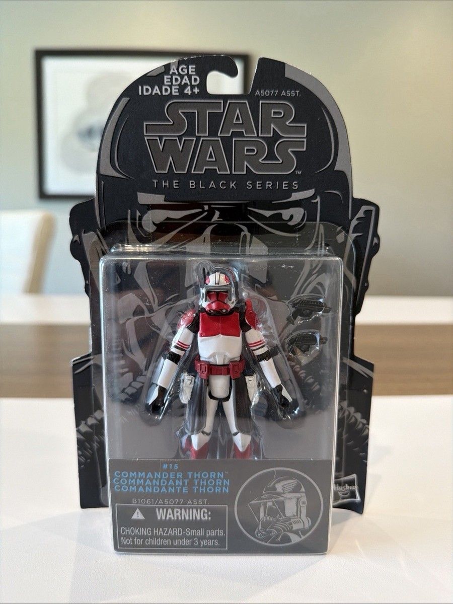 star wars the black series #15 CLONE COMMANDER THORN 3.75 scale