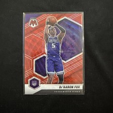 De'Aaron Fox 2021-22 Mosaic Red Wave TMALL Asia Parallel Card #168