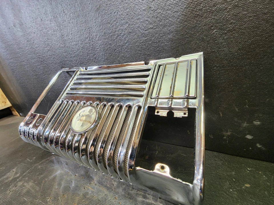 1946 47 48 Plymouth Special Delux радио динамик решетка крышка приборной панели ободок Mopar OEM - Изображение 4 из 4