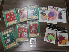 5 Packs Of Scrapbook Die Cuts And 6 Holiday Stencils