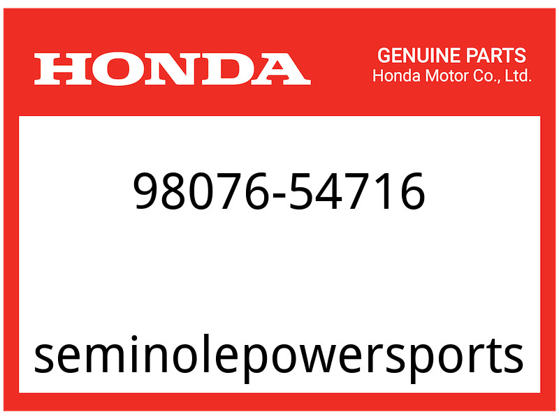 Honda OEM Part 98076-54716 SPARK PLUG BR-4HS