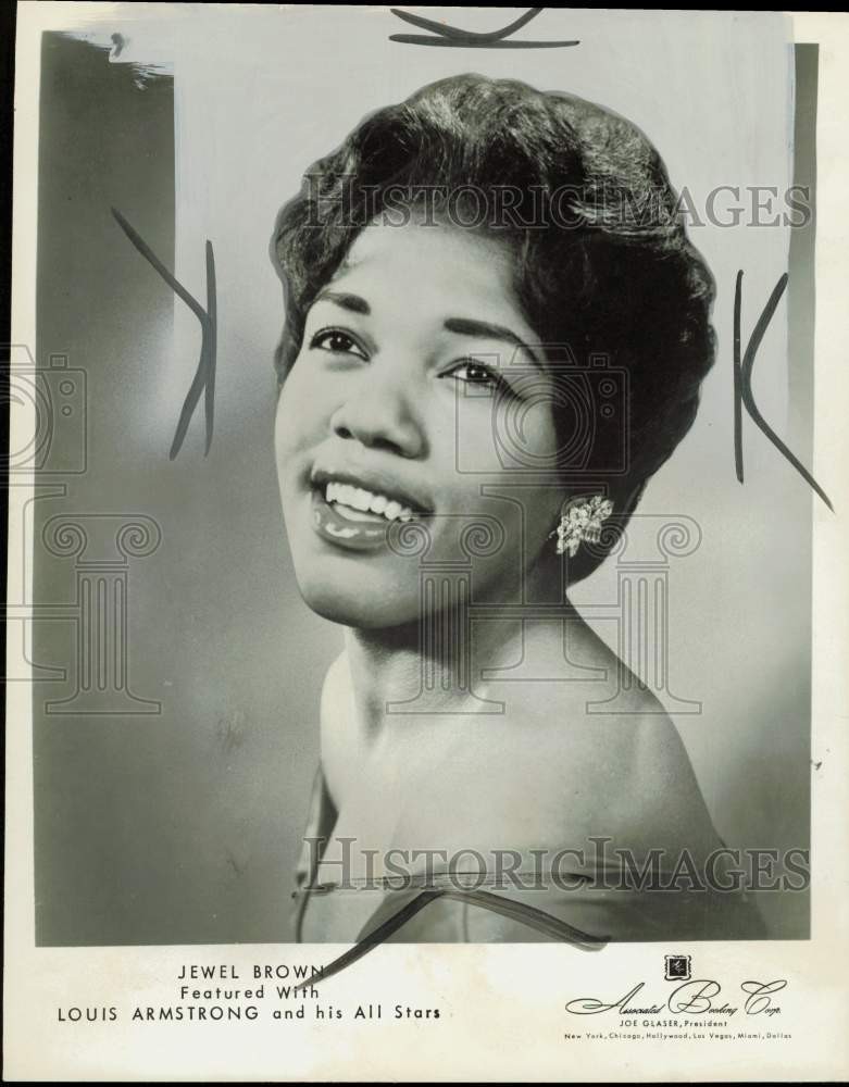 1964 Press Photo Singer Jewel Brown - lrq08677 | eBay