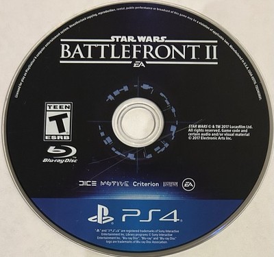 Star Wars Battlefront II 2 (PlayStation 4, PS4) DISC ONLY | NO TRACKING | M2353