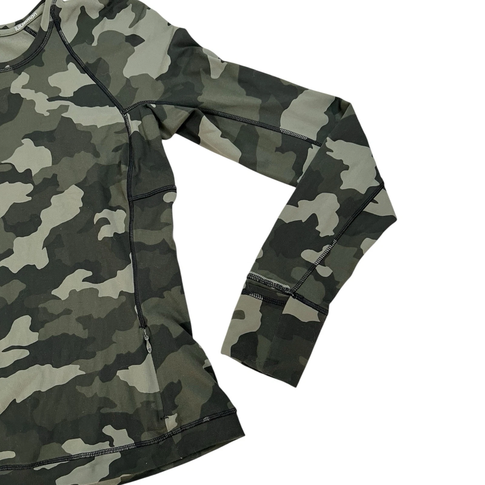 lululemon its rulu run multicamo jacquard shirt