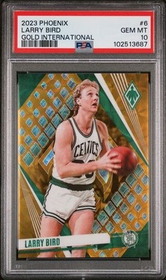 2023 Phoenix Larry Bird Boston Celtics Gold International #07/10 PSA 10