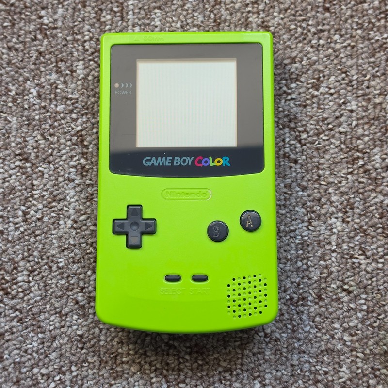 Nintendo Game Boy Color Lime Green Handheld Console - Tested - Free P&P