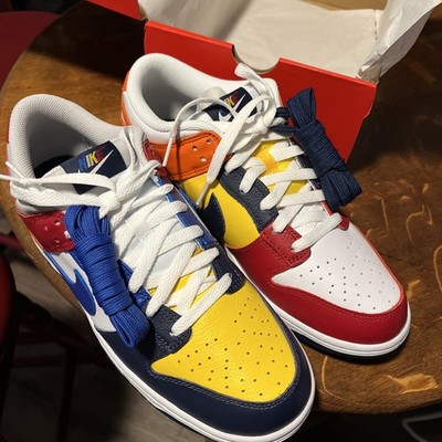 Nike Dunk Low JP QS Midnight Navy Varsity Maize IB2051-400 Size 10