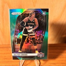 Aaliyah Edwards Washington Mystics 2024 Panini Prizm Green RC #70 Rookie Card