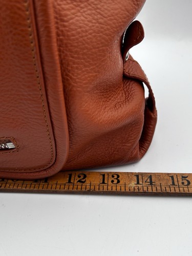 Vintage Women/ladies Shoulder Bag Handbag Soft Brown Leather Designer type - 第 11/18 張圖片