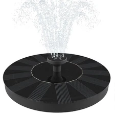 Solar Powered Bird Bath Fountain Water Pump for Pond Garden Aquarium