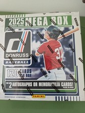 2025 Panini Donruss Baseball Factory Sealed Mega Box 6 Packs of 20 Cards
