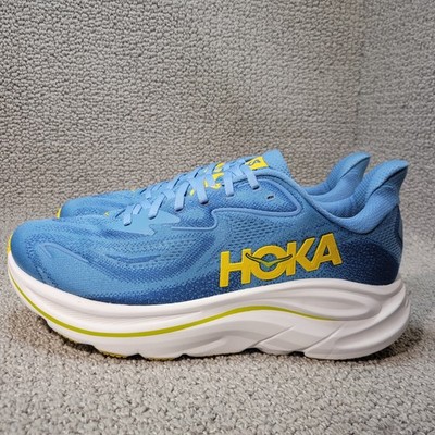 Hoka One One Clifton 10 Wide Men's Size 10 2E Alpine Blue Foggy Night 1162032