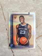 Topps Chrome 2025 Basketball NBA Cedric Coward Refractor #261