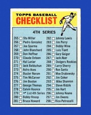 1966 Topps Set-Break #279 Checklist 4 EX-EXMINT *GMCARDS*