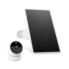 Wasserstein Solar Panel for Noorio Outdoor Security Cameras - 2W Solar Power
