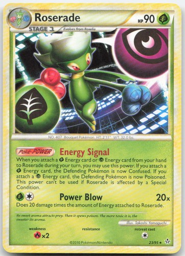 Roserade 23/95 Unleashed Pokemon TCG MP