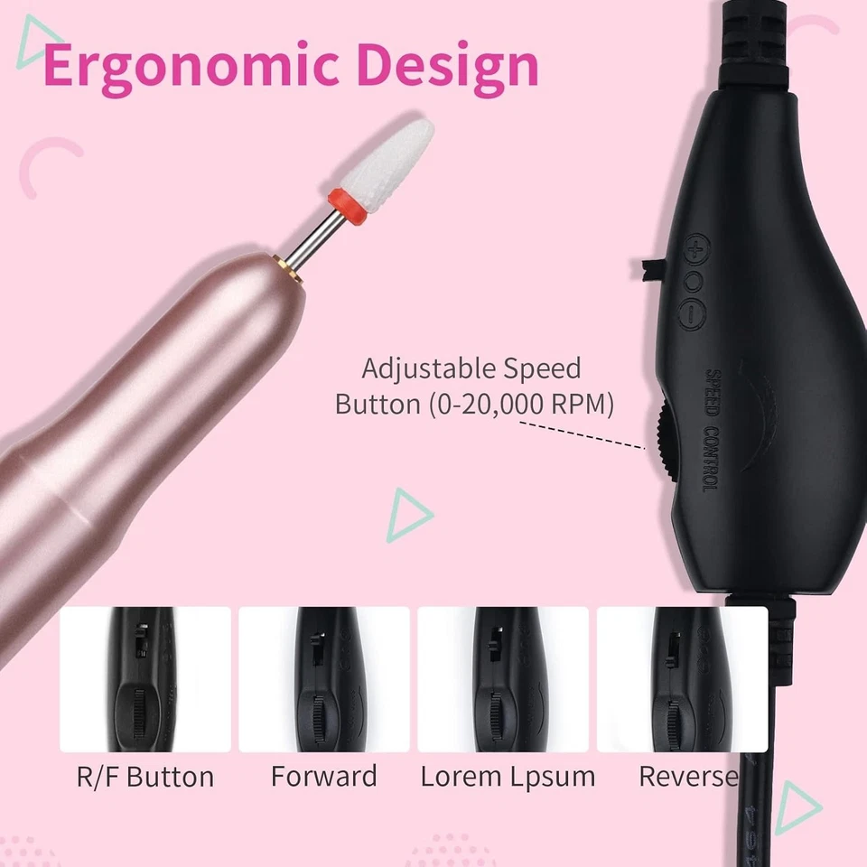 Professional Toe Nail Grinder For Thick Toenails Set Self Manicure And Pedicure - Image 3 of 4