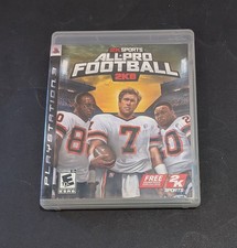 All-Pro Football 2K8 Sony PlayStation 3 PS3 w/Manual INV-7597