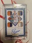 2016-17 Panini Cornerstones Kristaps Porzingis Patch Auto 04/10