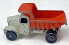 Lesney Matchbox No. 16 Scammell Snow Plow Dump Truck Gray & Orange No Plow