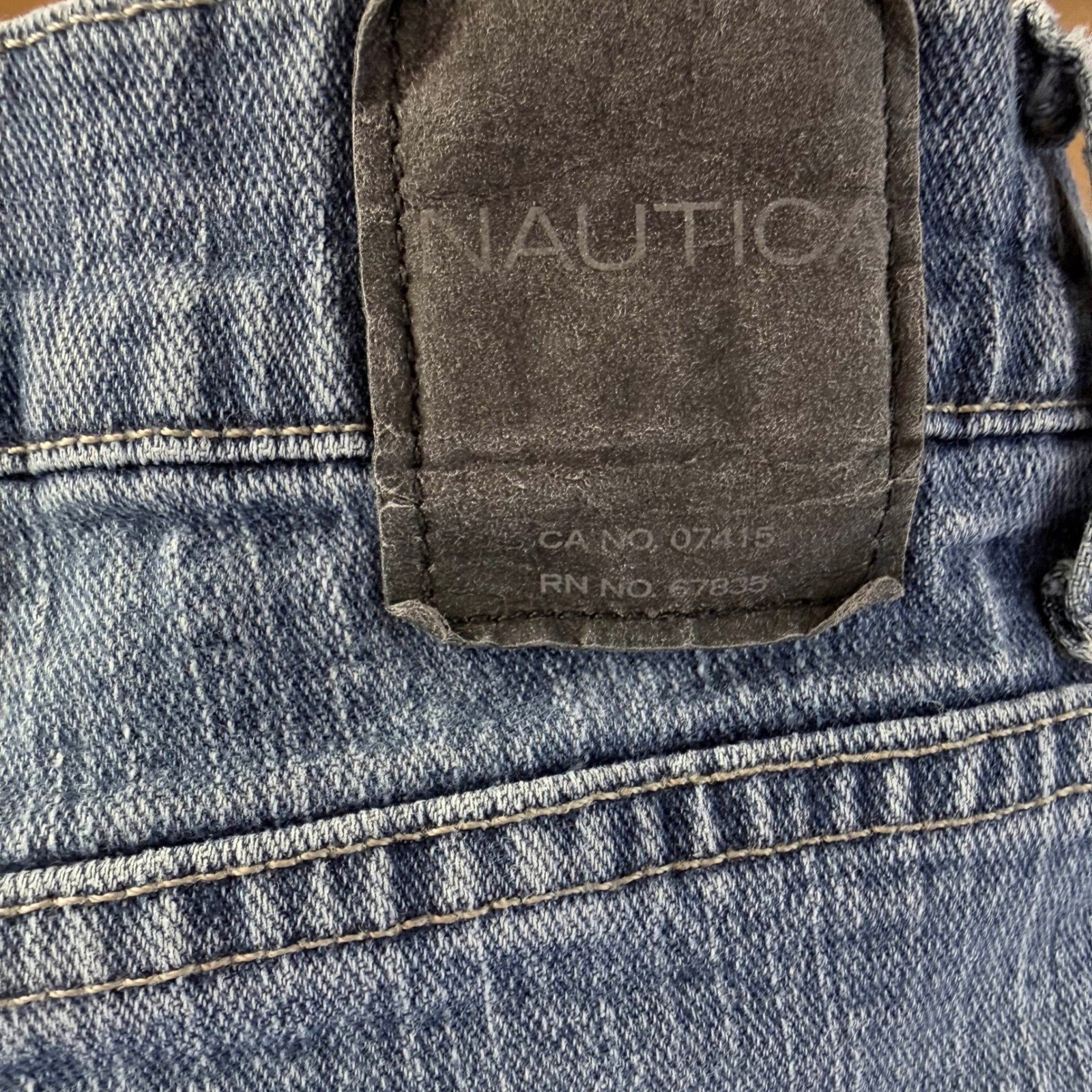 Nautica Mens Straight Fit Stretch Jeans Medium Wash Blue 30x30 RN 67835 image 6