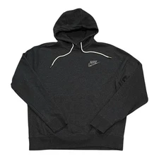 Nike Sportswear Essentials+ Sport Gray Hoodie Sweatshirt Mens M DH1033-010