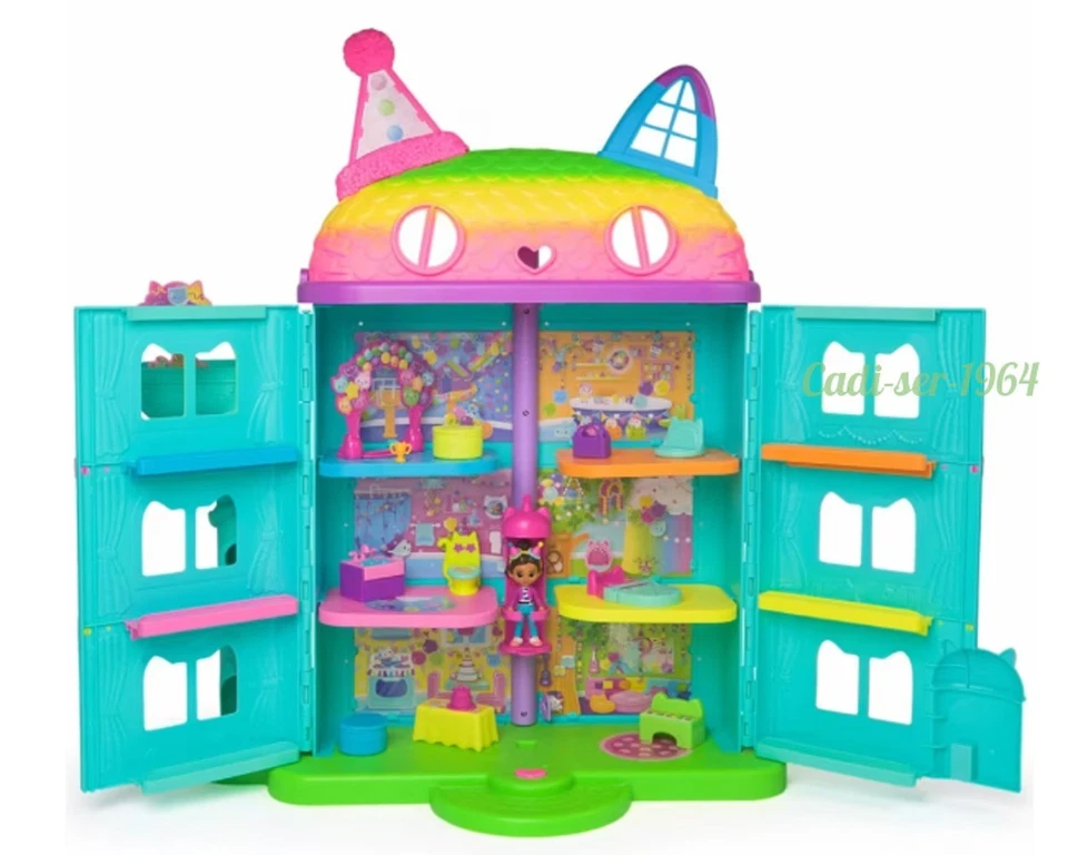 Gabby's Dollhouse Celebration Playset Kids Doll House Toy with Accessories NEW - image 3 of 4