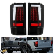 Tail Lights Brake Lamps Left Right For Nissan Titan Pickup Black Led 2004-2015