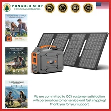 Lightweight 146Wh Solar Power Station - Ideal for Home Use & Outdoor Adventures