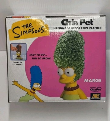 Marge Simpson Chia Pet - Handmade Decorative Planter - Easy to do Fun to Grow 