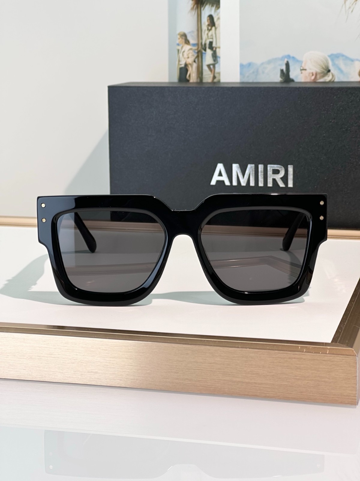 AMIRI Fashionable men sunglasses size 59-18-148