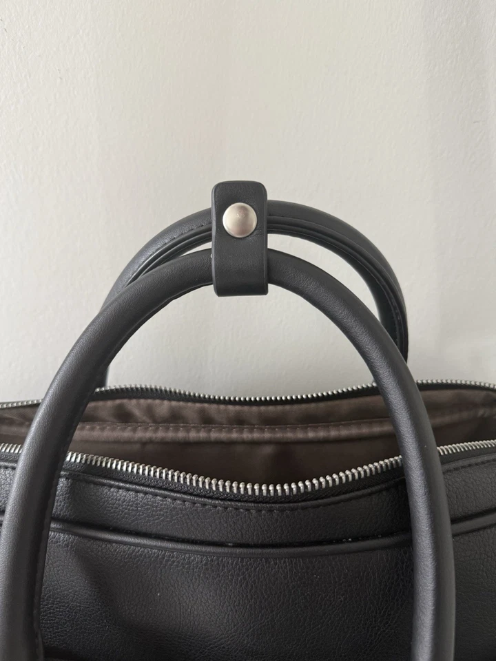 Maletín de cuero con correa para el hombro Zara para hombre Foto 4 de 4