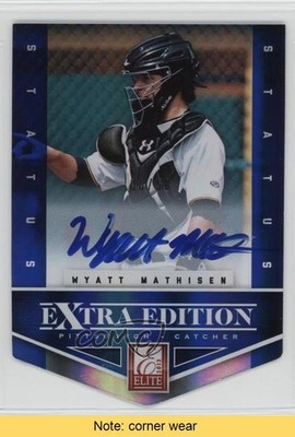 2012 Elite Extra Edition 8/50 Wyatt Mathisen #191 Auto READ 0af