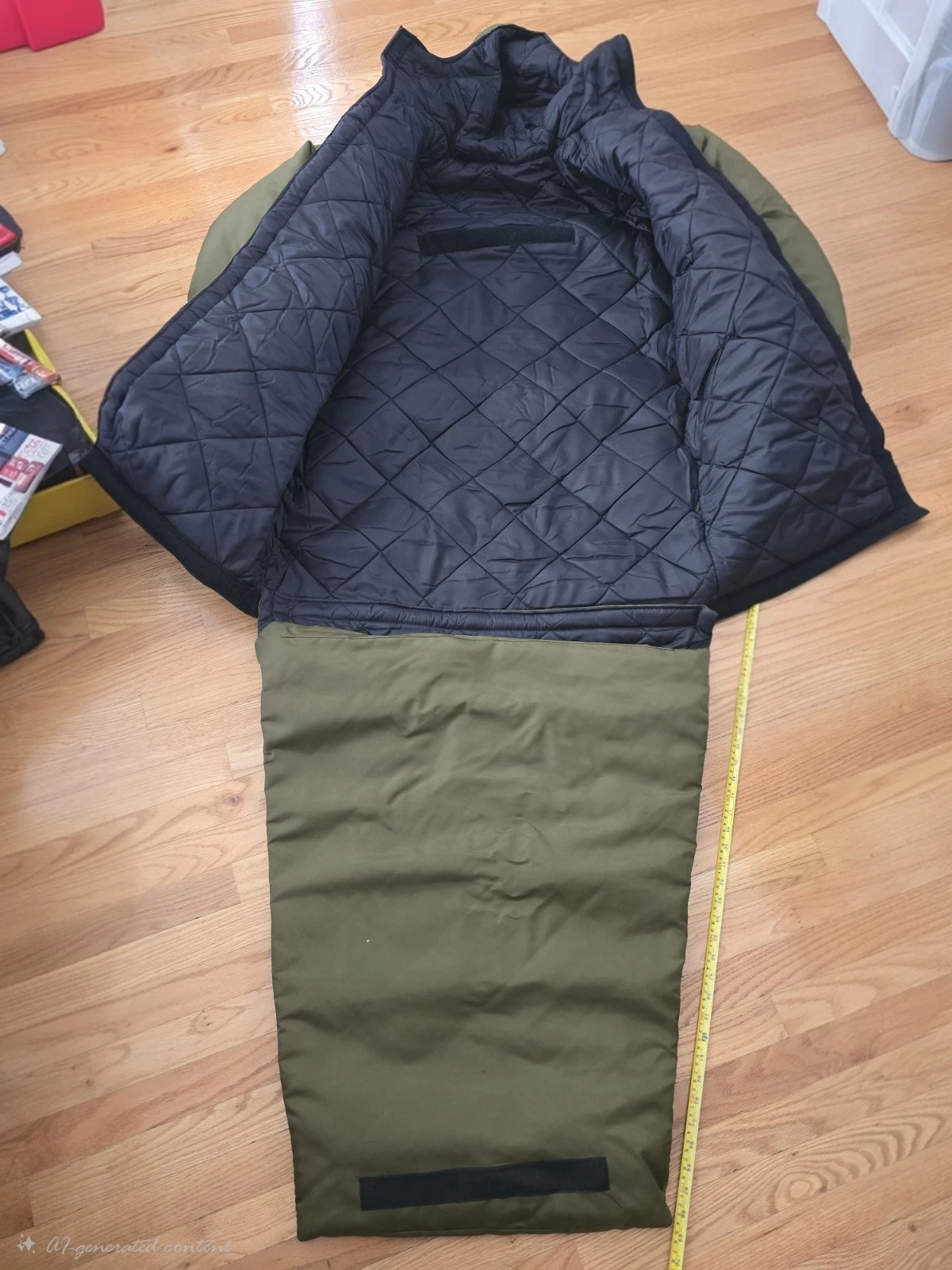 Portable Utility Coat Waterproof XtraWarm Sage Green Men Large New Free Shipping - product detail image 4
