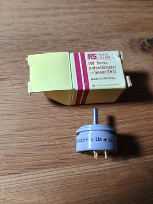 RS Components | Servo Potentiometer | (RS 173-568) | Widerstand 2KΩ | Leistung 1W 
