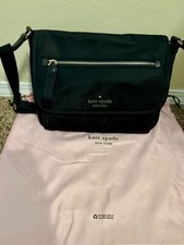 Kate Spade Black Nylon Waterproof Crossbody Bag NWT